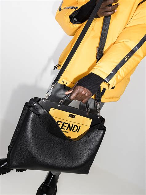 fendi peekaboo leather type|Fendi peekaboo leather bag.